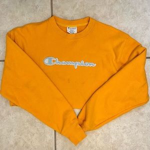 Champion Cropped Crewneck Sweatshirt